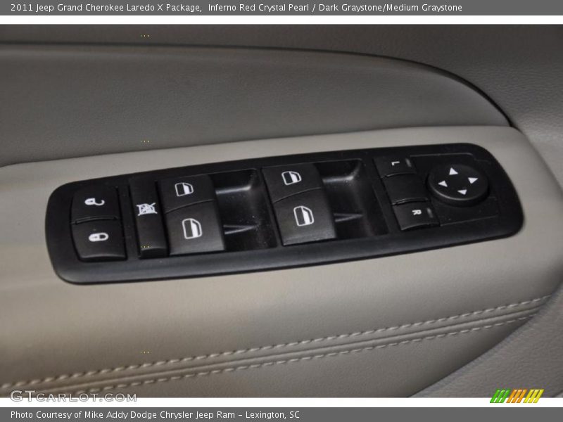 Inferno Red Crystal Pearl / Dark Graystone/Medium Graystone 2011 Jeep Grand Cherokee Laredo X Package