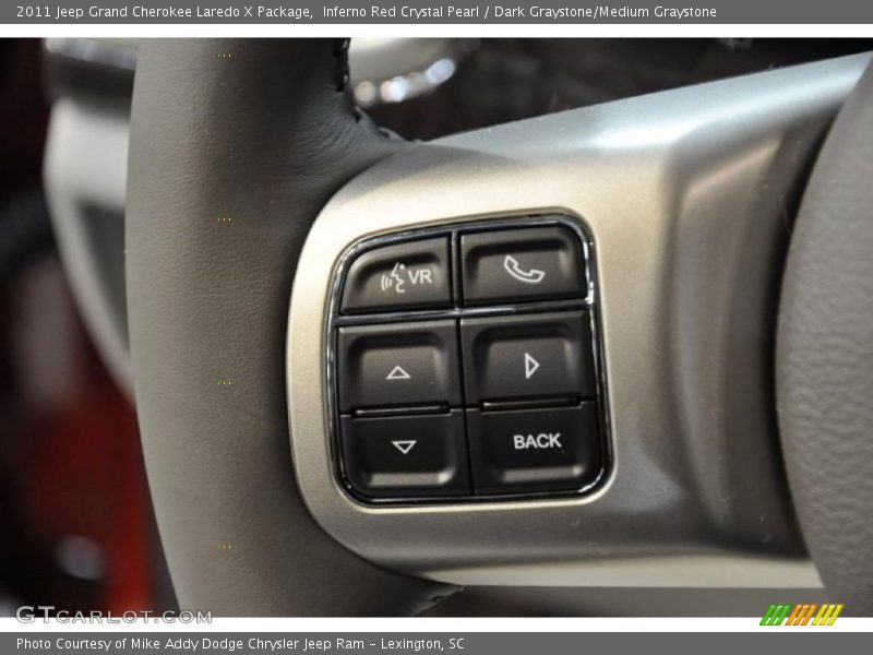 Inferno Red Crystal Pearl / Dark Graystone/Medium Graystone 2011 Jeep Grand Cherokee Laredo X Package