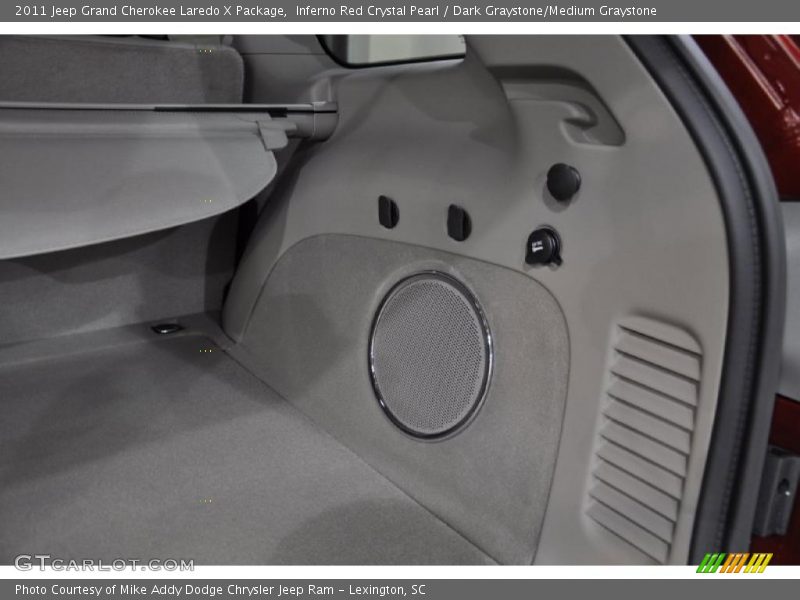 Inferno Red Crystal Pearl / Dark Graystone/Medium Graystone 2011 Jeep Grand Cherokee Laredo X Package