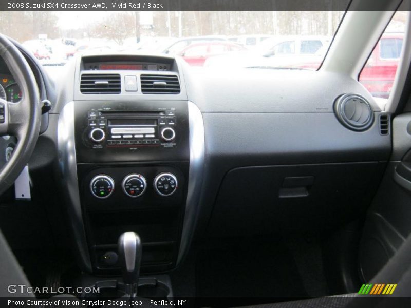 Vivid Red / Black 2008 Suzuki SX4 Crossover AWD
