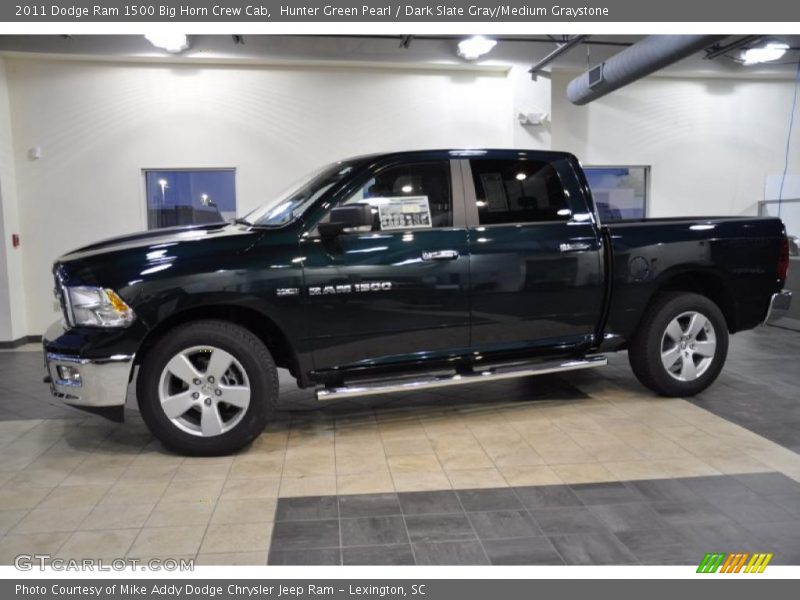  2011 Ram 1500 Big Horn Crew Cab Hunter Green Pearl