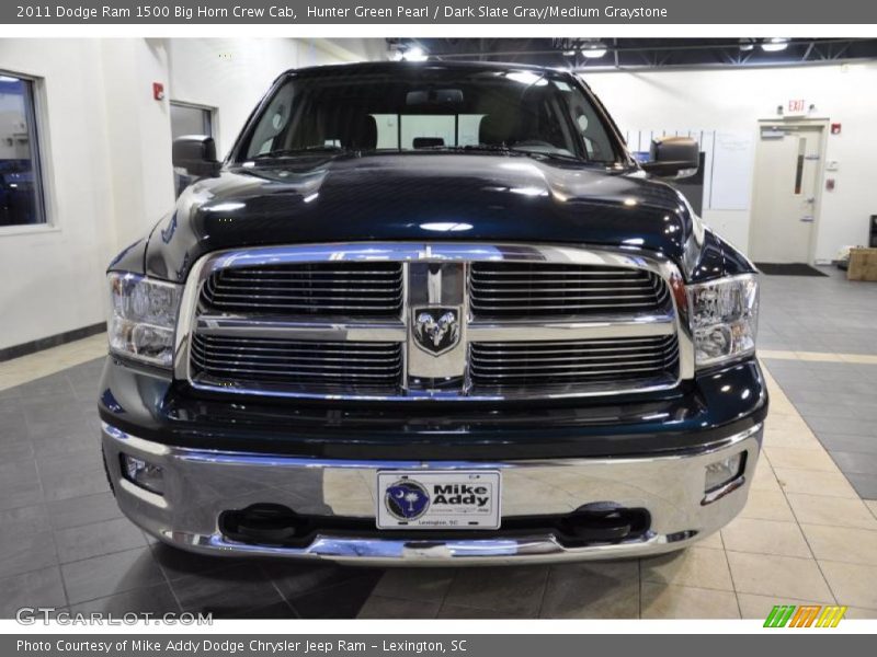 Hunter Green Pearl / Dark Slate Gray/Medium Graystone 2011 Dodge Ram 1500 Big Horn Crew Cab
