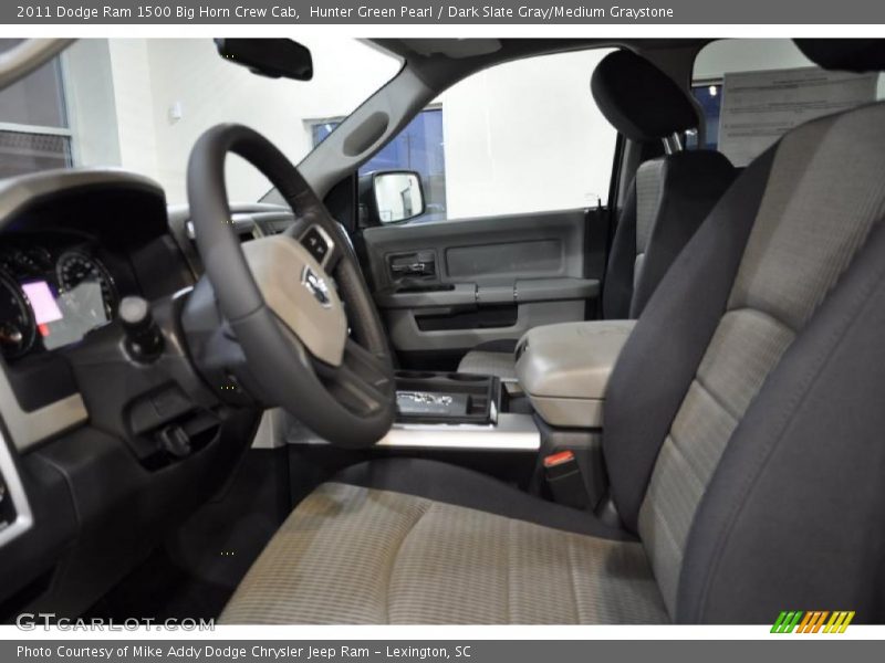 Hunter Green Pearl / Dark Slate Gray/Medium Graystone 2011 Dodge Ram 1500 Big Horn Crew Cab