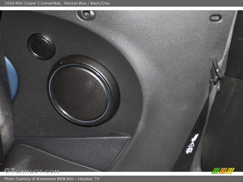 Horizon Blue / Black/Grey 2009 Mini Cooper S Convertible