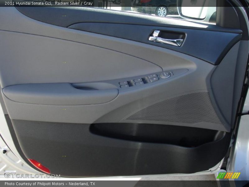 Radiant Silver / Gray 2011 Hyundai Sonata GLS