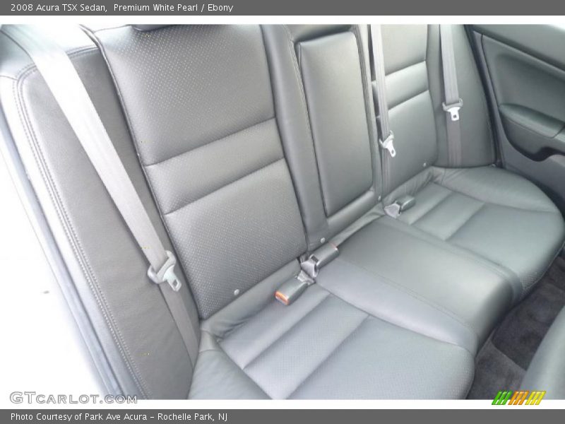 Premium White Pearl / Ebony 2008 Acura TSX Sedan