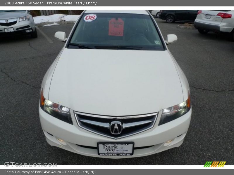 Premium White Pearl / Ebony 2008 Acura TSX Sedan