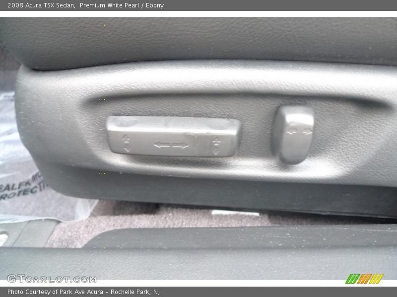 Premium White Pearl / Ebony 2008 Acura TSX Sedan