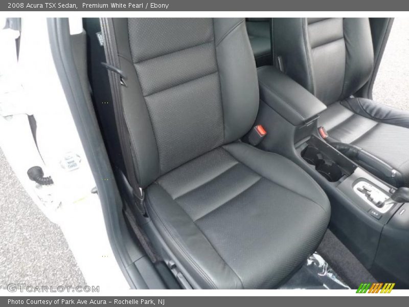 Premium White Pearl / Ebony 2008 Acura TSX Sedan