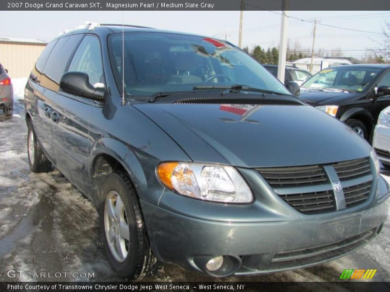 Magnesium Pearl / Medium Slate Gray 2007 Dodge Grand Caravan SXT