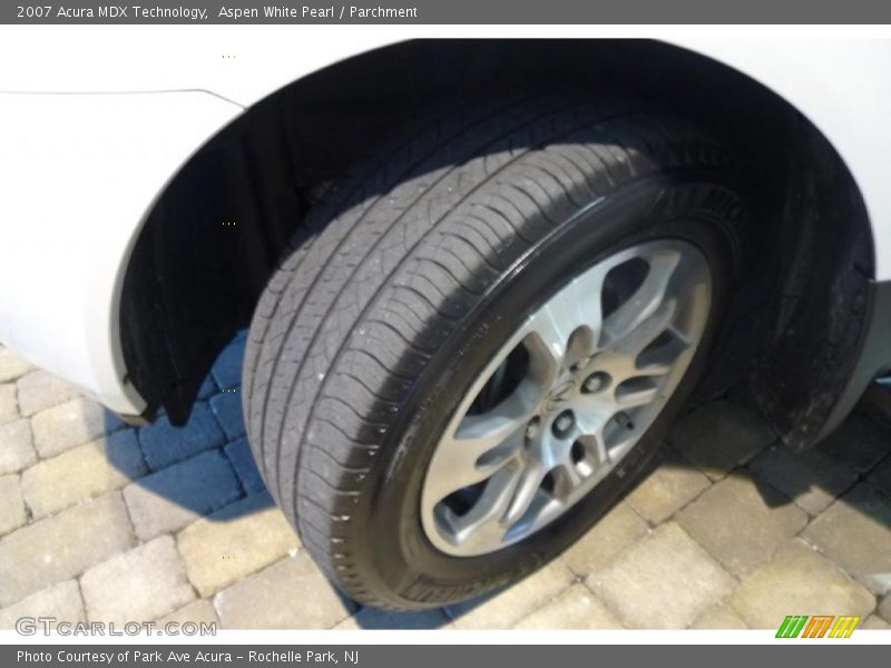 Aspen White Pearl / Parchment 2007 Acura MDX Technology