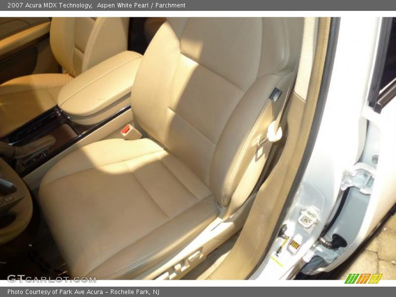 Aspen White Pearl / Parchment 2007 Acura MDX Technology