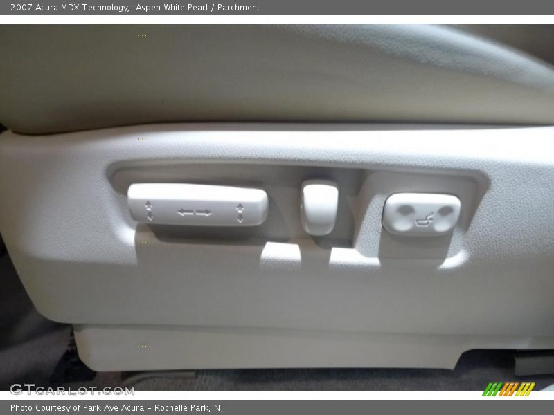 Aspen White Pearl / Parchment 2007 Acura MDX Technology