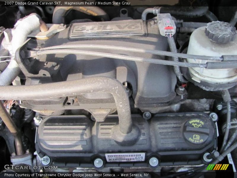 Magnesium Pearl / Medium Slate Gray 2007 Dodge Grand Caravan SXT