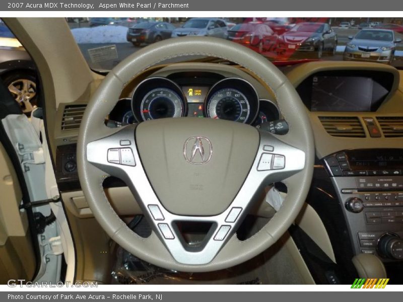 Aspen White Pearl / Parchment 2007 Acura MDX Technology