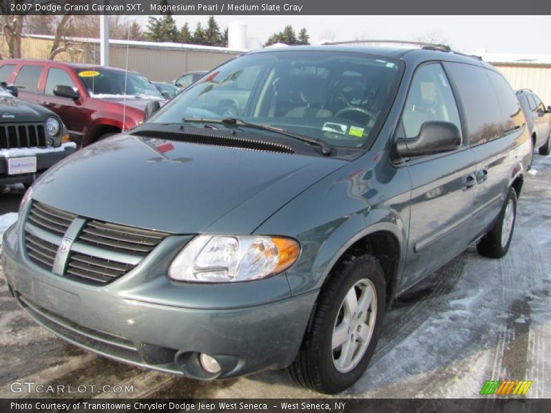 Magnesium Pearl / Medium Slate Gray 2007 Dodge Grand Caravan SXT