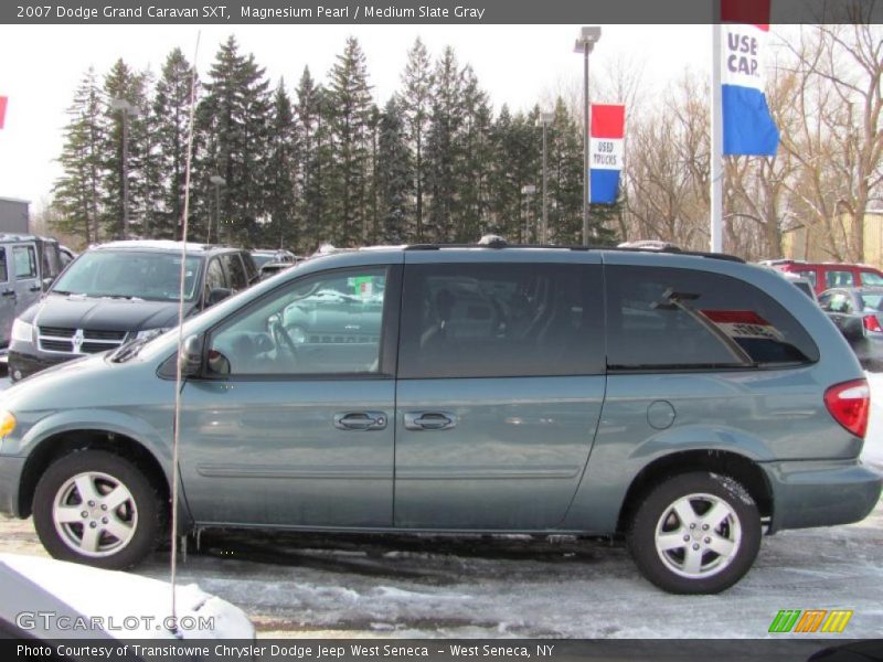 Magnesium Pearl / Medium Slate Gray 2007 Dodge Grand Caravan SXT