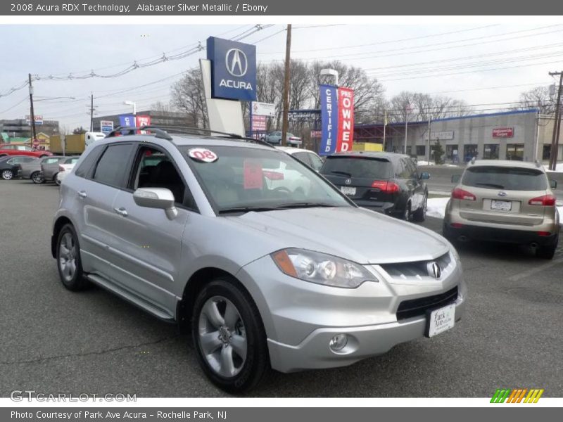 Alabaster Silver Metallic / Ebony 2008 Acura RDX Technology