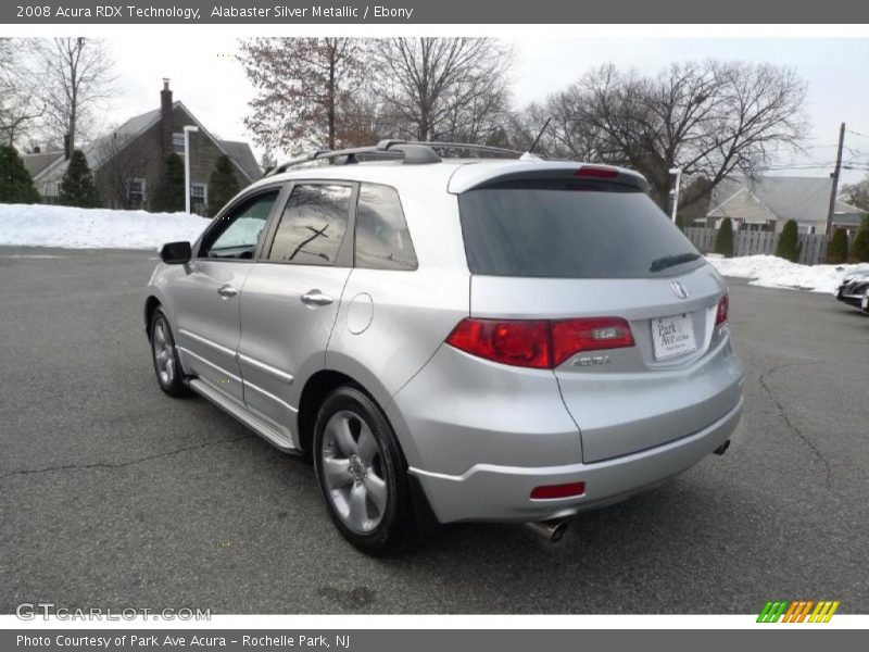 Alabaster Silver Metallic / Ebony 2008 Acura RDX Technology