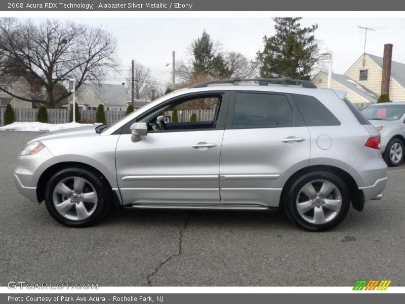 Alabaster Silver Metallic / Ebony 2008 Acura RDX Technology