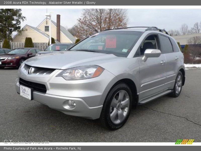 Alabaster Silver Metallic / Ebony 2008 Acura RDX Technology