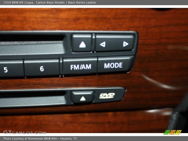 Controls of 2009 M6 Coupe