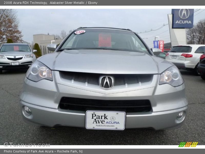 Alabaster Silver Metallic / Ebony 2008 Acura RDX Technology