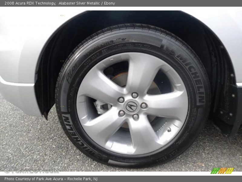 Alabaster Silver Metallic / Ebony 2008 Acura RDX Technology
