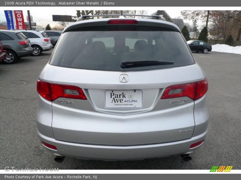Alabaster Silver Metallic / Ebony 2008 Acura RDX Technology