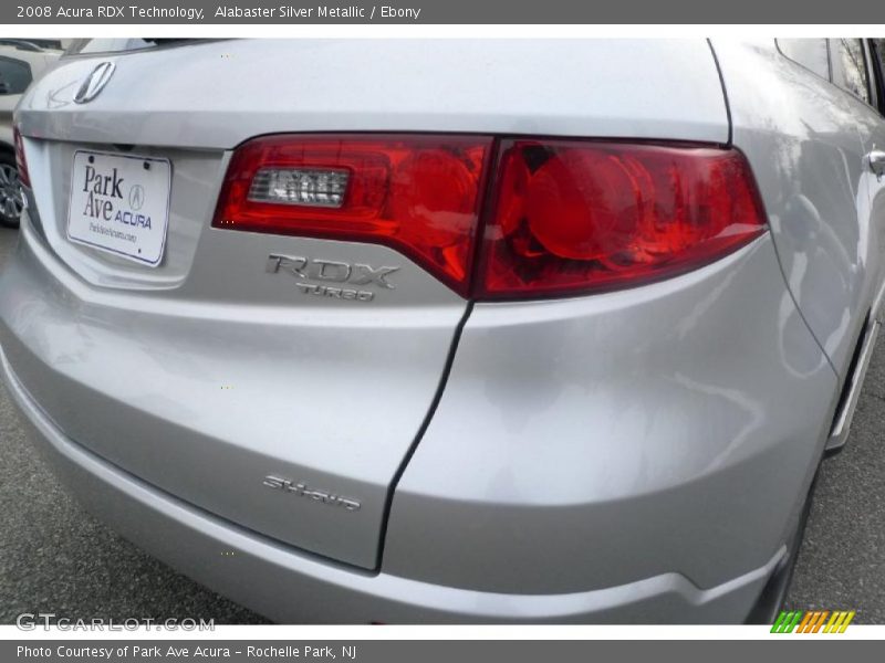 Alabaster Silver Metallic / Ebony 2008 Acura RDX Technology