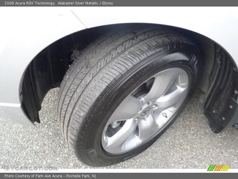 Alabaster Silver Metallic / Ebony 2008 Acura RDX Technology