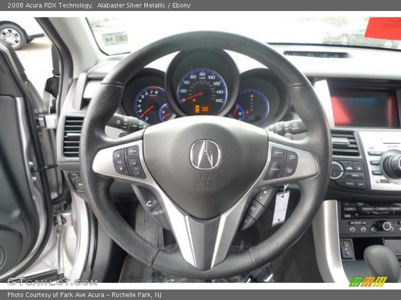 Alabaster Silver Metallic / Ebony 2008 Acura RDX Technology