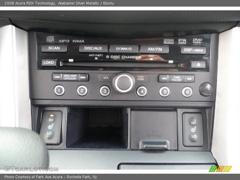 Alabaster Silver Metallic / Ebony 2008 Acura RDX Technology