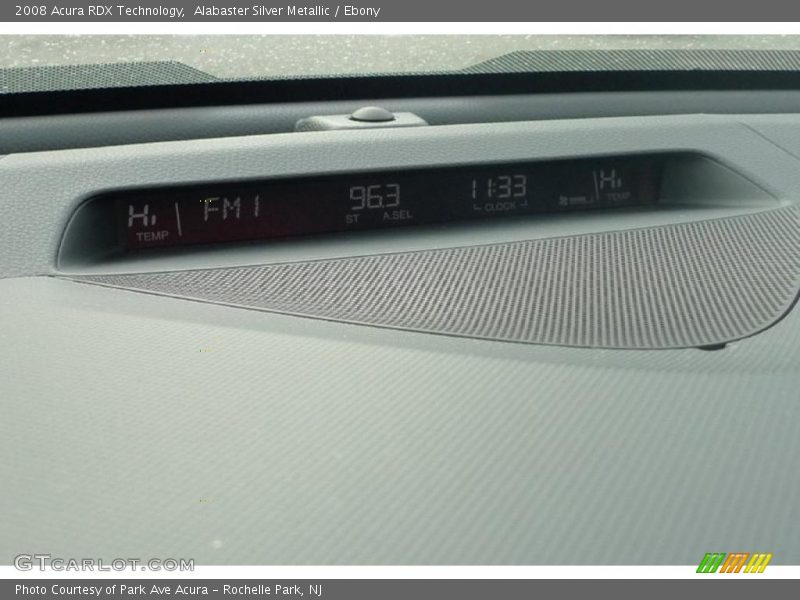 Alabaster Silver Metallic / Ebony 2008 Acura RDX Technology