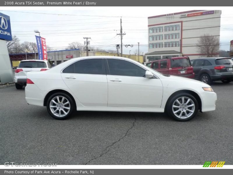 Premium White Pearl / Ebony 2008 Acura TSX Sedan