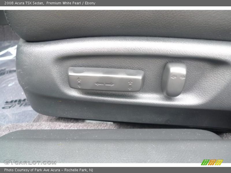 Premium White Pearl / Ebony 2008 Acura TSX Sedan