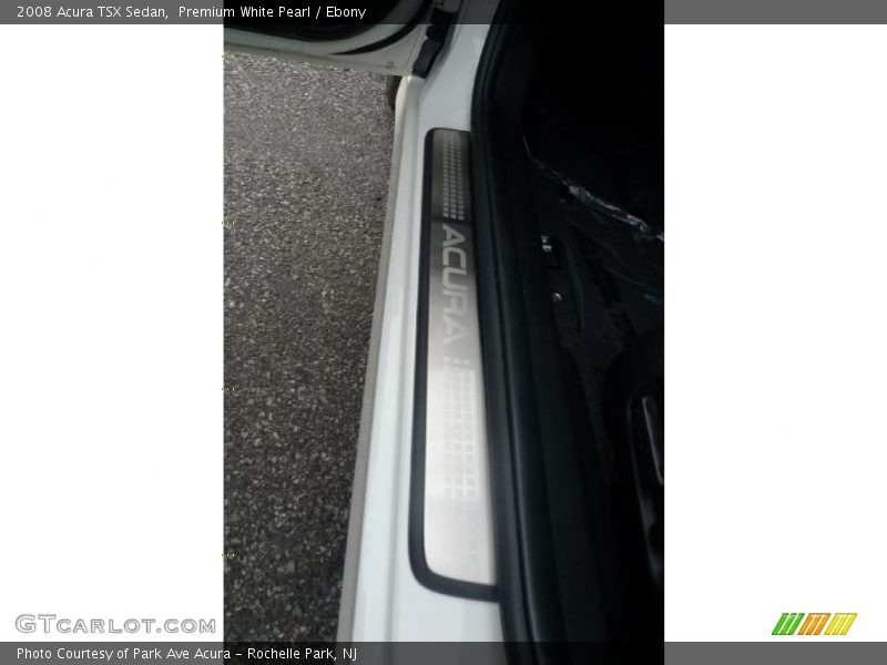 Premium White Pearl / Ebony 2008 Acura TSX Sedan