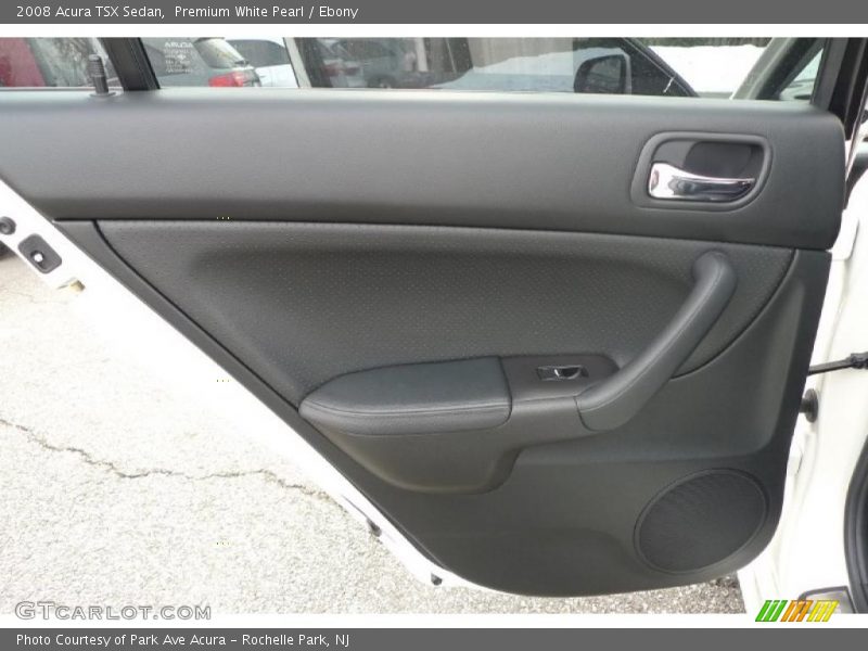 Premium White Pearl / Ebony 2008 Acura TSX Sedan