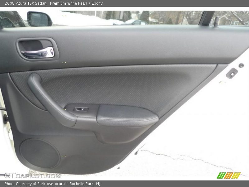 Premium White Pearl / Ebony 2008 Acura TSX Sedan