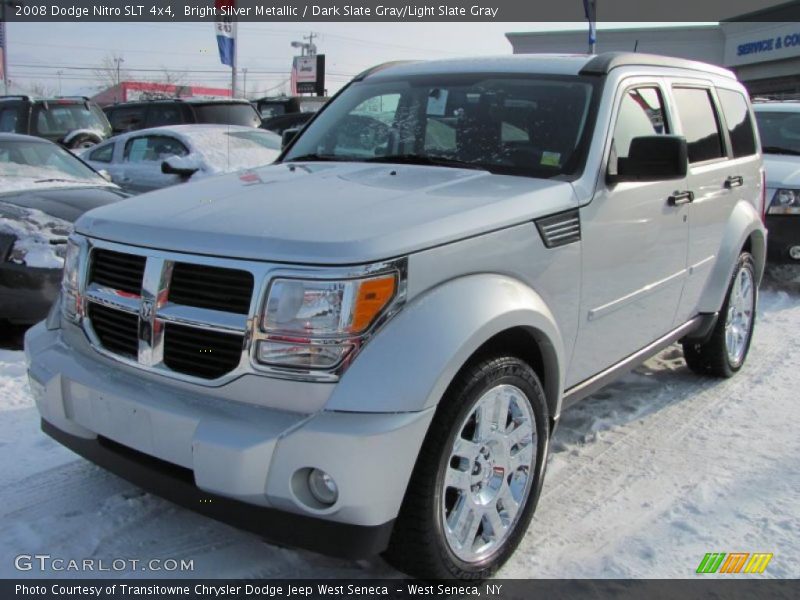 Bright Silver Metallic / Dark Slate Gray/Light Slate Gray 2008 Dodge Nitro SLT 4x4