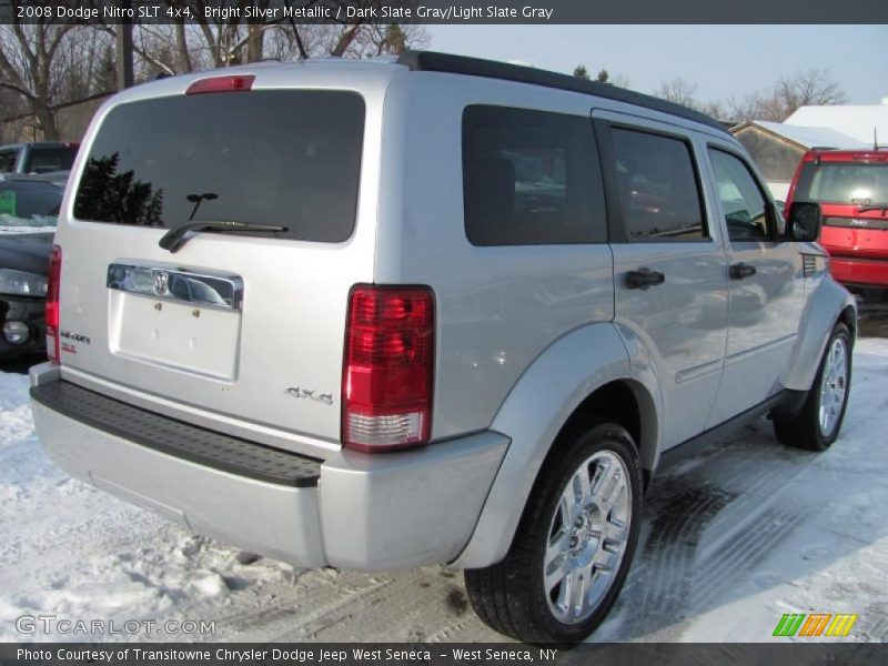 Bright Silver Metallic / Dark Slate Gray/Light Slate Gray 2008 Dodge Nitro SLT 4x4