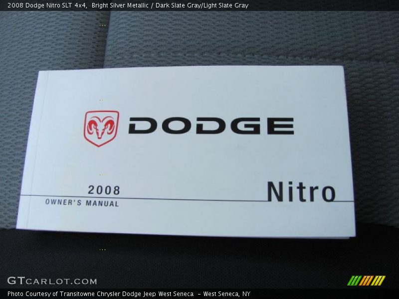 Bright Silver Metallic / Dark Slate Gray/Light Slate Gray 2008 Dodge Nitro SLT 4x4