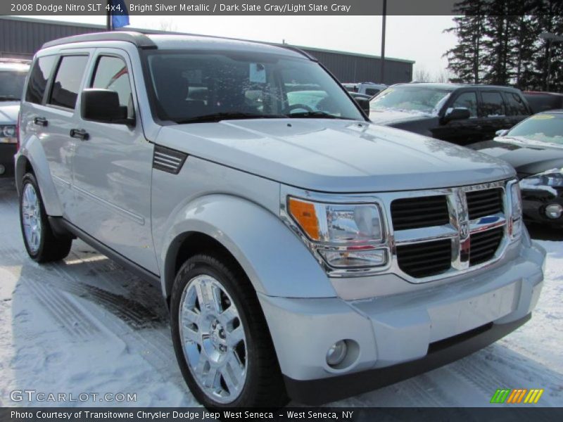 Bright Silver Metallic / Dark Slate Gray/Light Slate Gray 2008 Dodge Nitro SLT 4x4