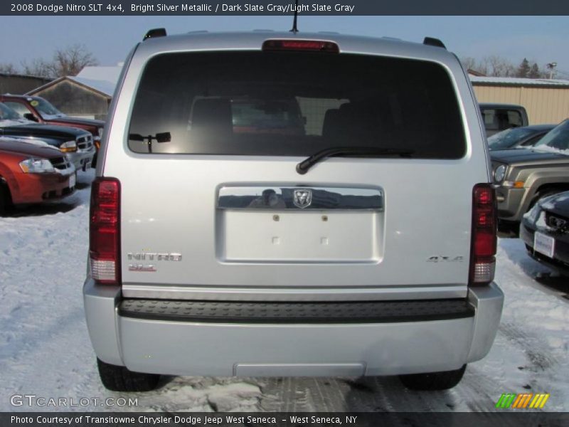 Bright Silver Metallic / Dark Slate Gray/Light Slate Gray 2008 Dodge Nitro SLT 4x4