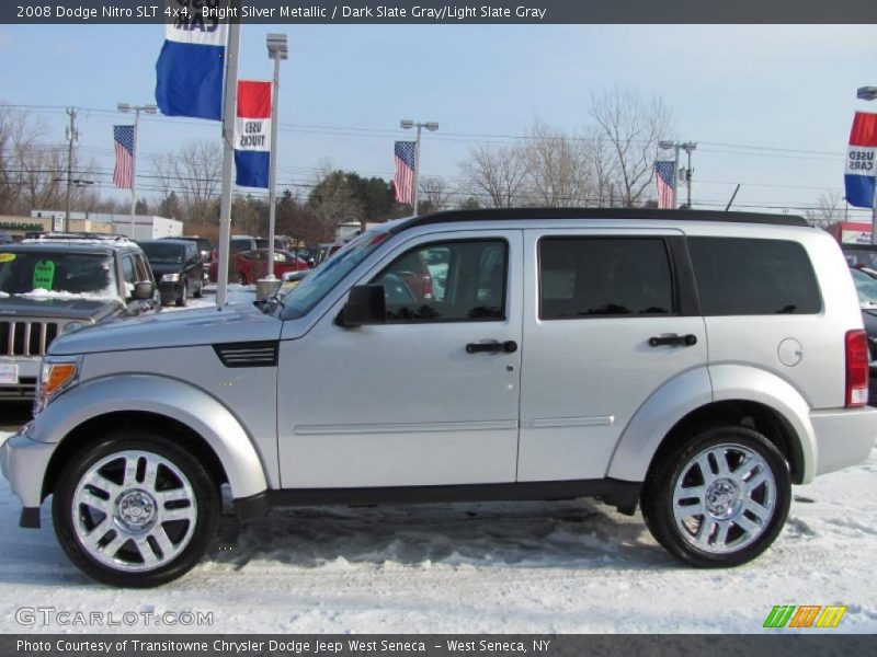 Bright Silver Metallic / Dark Slate Gray/Light Slate Gray 2008 Dodge Nitro SLT 4x4