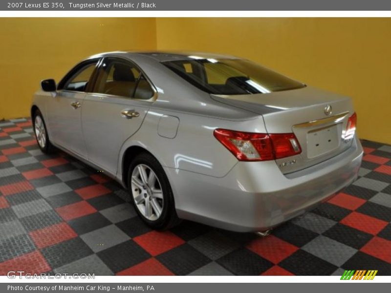 Tungsten Silver Metallic / Black 2007 Lexus ES 350