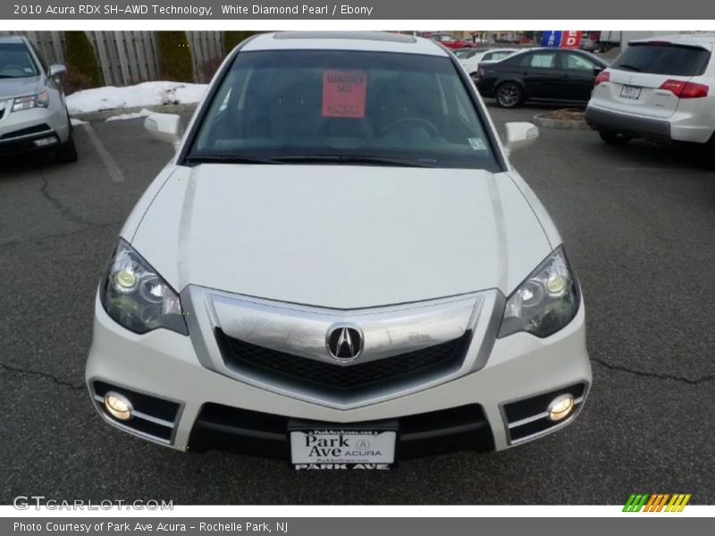 White Diamond Pearl / Ebony 2010 Acura RDX SH-AWD Technology