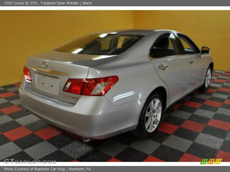 Tungsten Silver Metallic / Black 2007 Lexus ES 350