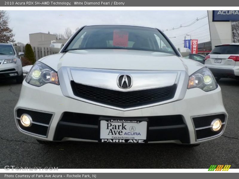 White Diamond Pearl / Ebony 2010 Acura RDX SH-AWD Technology