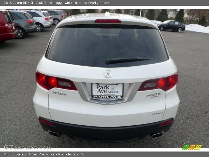 White Diamond Pearl / Ebony 2010 Acura RDX SH-AWD Technology